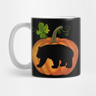 Panda bear in pumpkin Mug